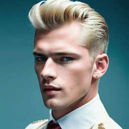 Pompadour Blonde Hairstyle profile picture for men